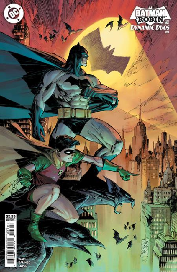 BATMAN & ROBIN YEAR ONE DYNAMIC DUOS #1 (OF 12) CVR B MARC SILVESTRI CARD STOCK VAR (8/12/2026)