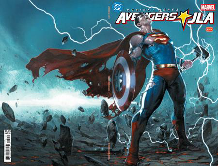 AVENGERS JLA #4 FACSIMILE EDITION CVR E GABRIELE DELL OTTO WRAPAROUND VAR (8/26/2026)