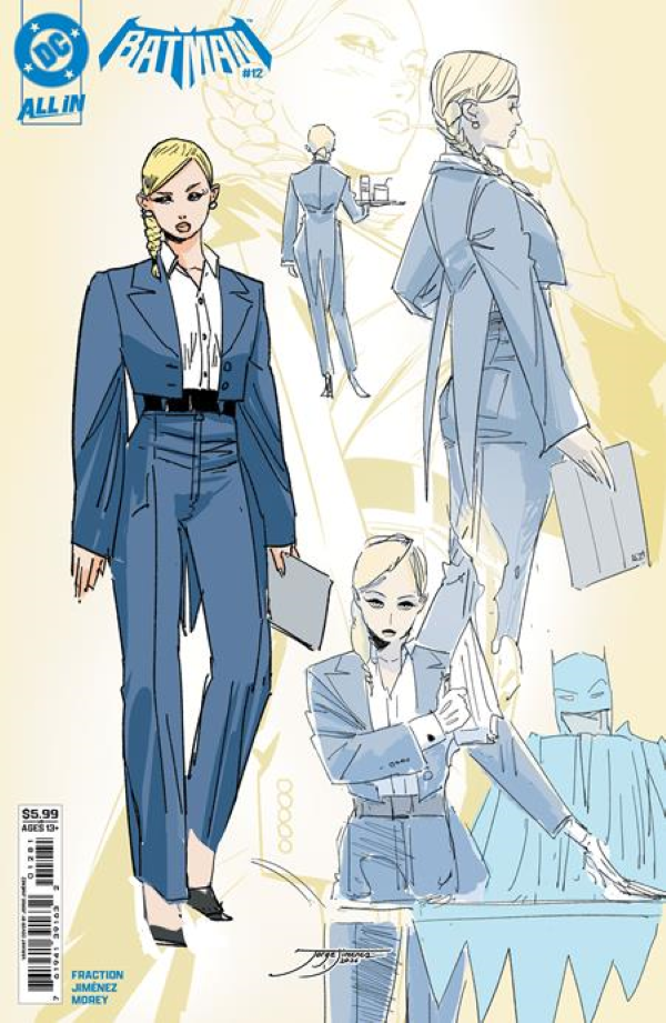 BATMAN #12 CVR G JORGE JIMENEZ VERITY PENNYWORTH DESIGN CARD STOCK VAR (8/5/2026)