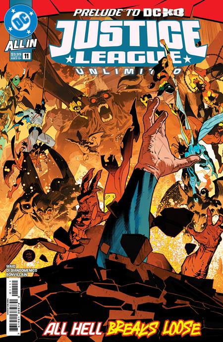 JUSTICE LEAGUE UNLIMITED #11 CVR A DAN MORA (9/24/2025)