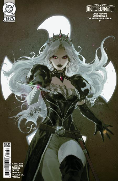 WONDER WOMAN 2026 ANNUAL WONDER WAR THE MATRIARCH SPECIAL #1 (ONE SHOT) CVR D LESLEY LEIRIX LI CARD STOCK VAR  (9/30/2026)