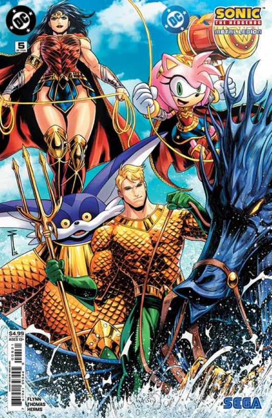 DC X SONIC THE HEDGEHOG METAL LEGION #5 (OF 5) CVR C SERG ACUNA CARD STOCK VAR (9/16/2026)