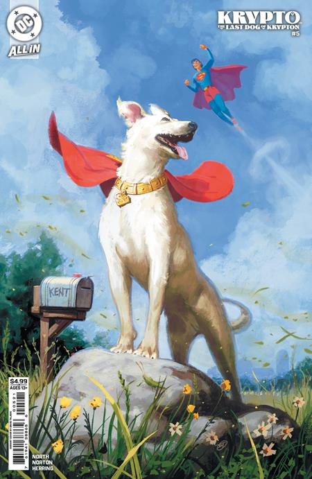 KRYPTO THE LAST DOG OF KRYPTON #5 (OF 5) CVR B DAVID TALASKI CARD STOCK VAR (10/15/2025)