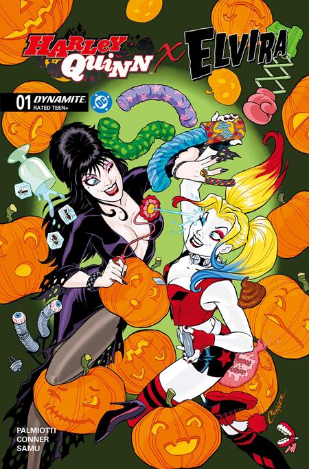 HARLEY QUINN X ELVIRA #1 CVR A AMANDA CONNER (10/8/2025)