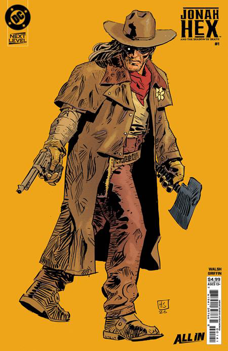 JONAH HEX AND THE SHADOW OF DEATH #1 (OF 6) CVR D HAYDEN SHERMAN NEXT LEVEL CARD STOCK VAR (10/7/2026)