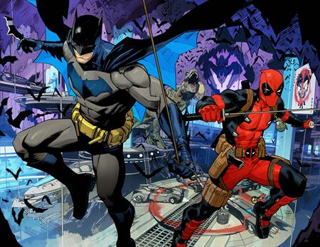 DC MARVEL BATMAN DEADPOOL #1 (ONE SHOT) CVR B DAN MORA BATMAN DEADPOOL WRAPAROUND CARD STOCK VAR (11/19/2025)