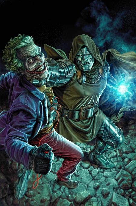 DC MARVEL BATMAN DEADPOOL #1 (ONE SHOT) CVR C LEE BERMEJO JOKER DR DOOM CARD STOCK VAR (11/19/2025)