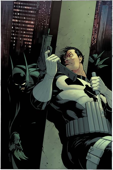 DC MARVEL BATMAN DEADPOOL #1 (ONE SHOT) CVR G NICK DRAGOTTA BATMAN PUNISHER CARD STOCK VAR (11/19/2025)