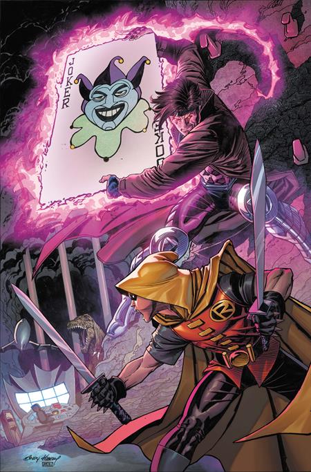 DC MARVEL BATMAN DEADPOOL #1 (ONE SHOT) CVR I ANDY KUBERT DAMIAN WAYNE GAMBIT CARD STOCK VAR (11/19/2025)