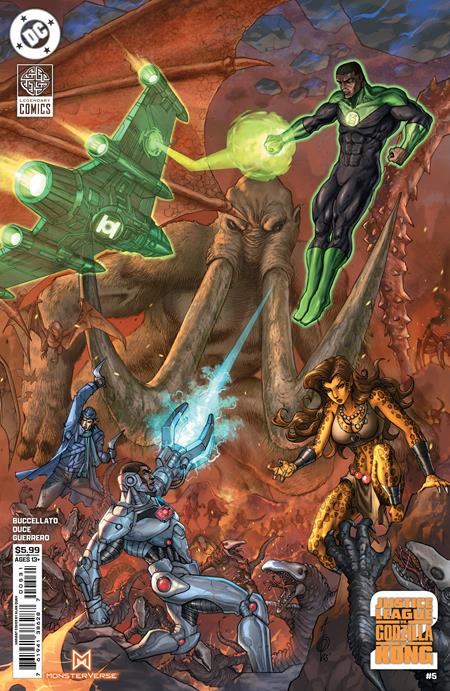 JUSTICE LEAGUE VS GODZILLA VS KONG 2 #5 (OF 7) CVR B ALAN QUAH CARD STOCK VAR (11/26/2025)