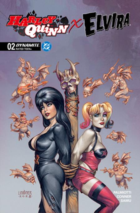 HARLEY QUINN X ELVIRA #2 CVR C JOSEPH MICHAEL LINSNER VAR (11/19/2025)