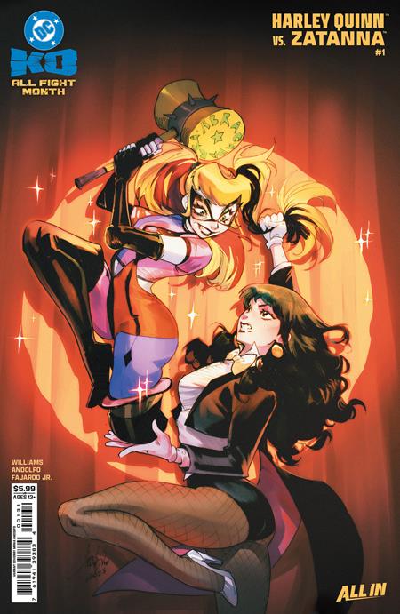 DC K.O. HARLEY QUINN VS ZATANNA #1 (ONE SHOT) CVR D MIRKA ANDOLFO CARD STOCK VAR (12/17/2025)