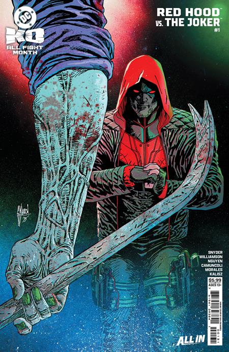 DC K.O. RED HOOD VS JOKER #1 (ONE SHOT) CVR D GUILLEM MARCH CARD STOCK VAR (12/24/2025)