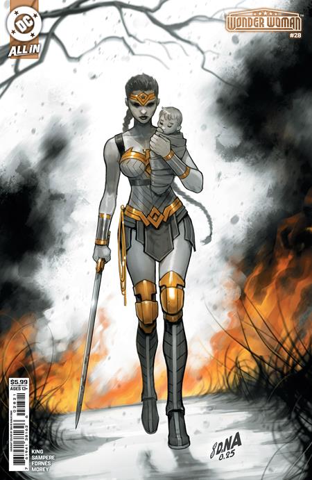 WONDER WOMAN #28 CVR B DAVID NAKAYAMA CARD STOCK VAR (12/17/2025)