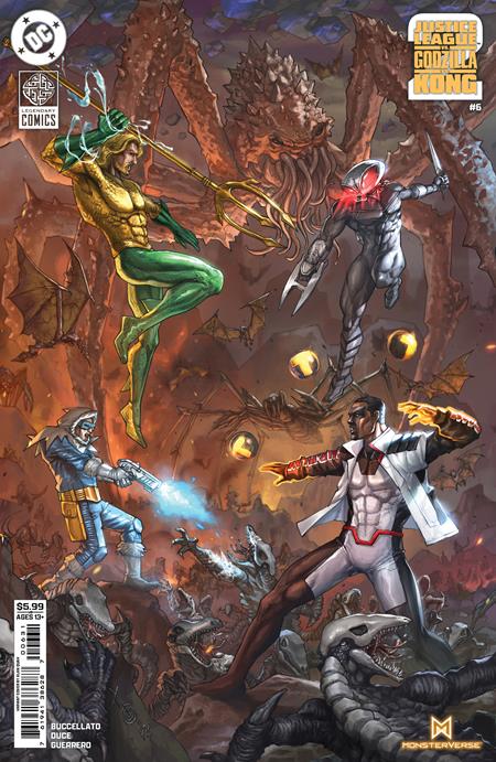 JUSTICE LEAGUE VS GODZILLA VS KONG 2 #6 (OF 7) CVR C ALAN QUAH CARD STOCK VAR (12/24/2025)