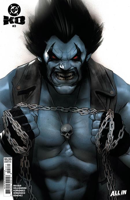 DC K.O. #3 (OF 5) CVR H BEN OLIVER FACE-OFF CARD STOCK VAR  (1/14/2026)