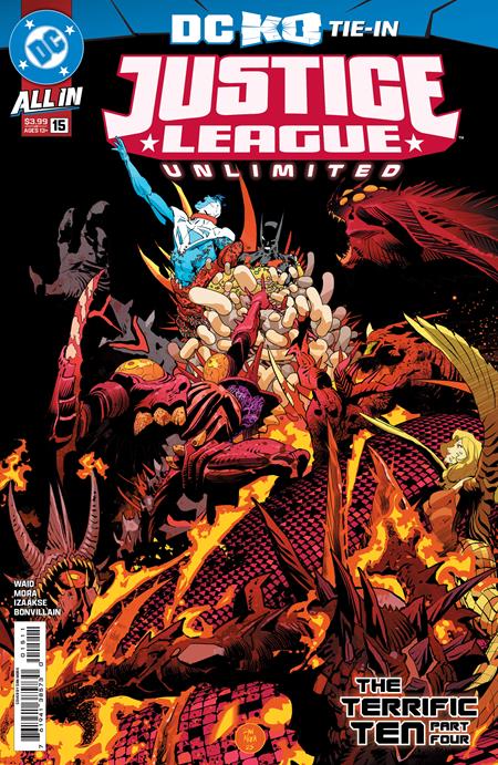 JUSTICE LEAGUE UNLIMITED #15 CVR A DAN MORA (DC K.O.) (1/28/2026)