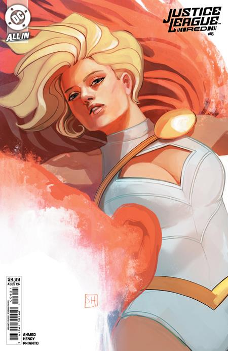 JUSTICE LEAGUE RED #6 (OF 6) CVR B STEPHANIE HANS CARD STOCK VAR (1/28/2026)