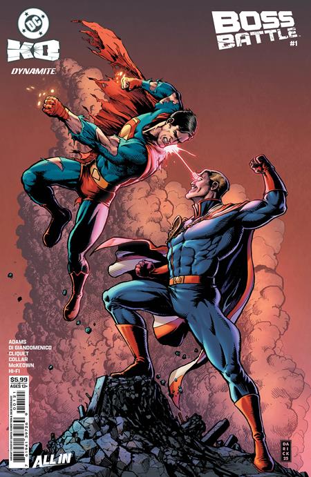 DC K.O. BOSS BATTLE #1 (ONE SHOT) CVR B DARICK ROBERTSON CARD STOCK VAR (2/4/2026)