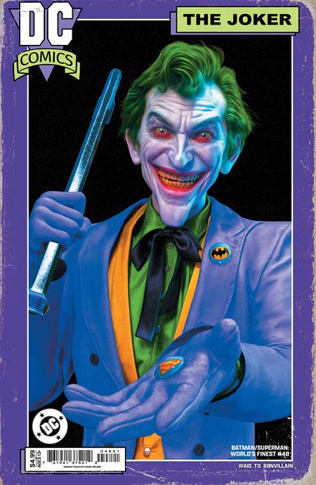 BATMAN SUPERMAN WORLDS FINEST #48 CVR B MARK SPEARS CARD STOCK VAR (2/18/2026)