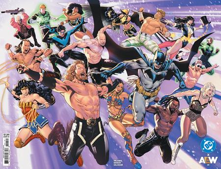 DC X AEW #1 (OF 2) CVR E LUCAS MEYER WRAPAROUND FOIL VAR (2/4/2026)