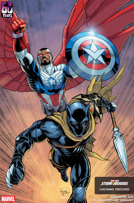 AVENGERS #35 LUCIANO VECCHIO BLACK PANTHER VARIANT (2/4/2026)