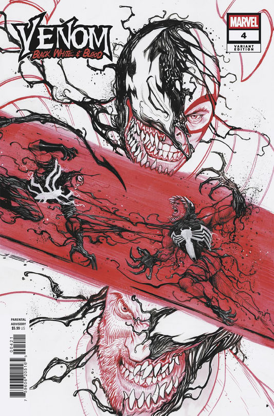 VENOM: BLACK, WHITE & BLOOD #4 JUAN FERREYRA VARIANT (11/26/2025)