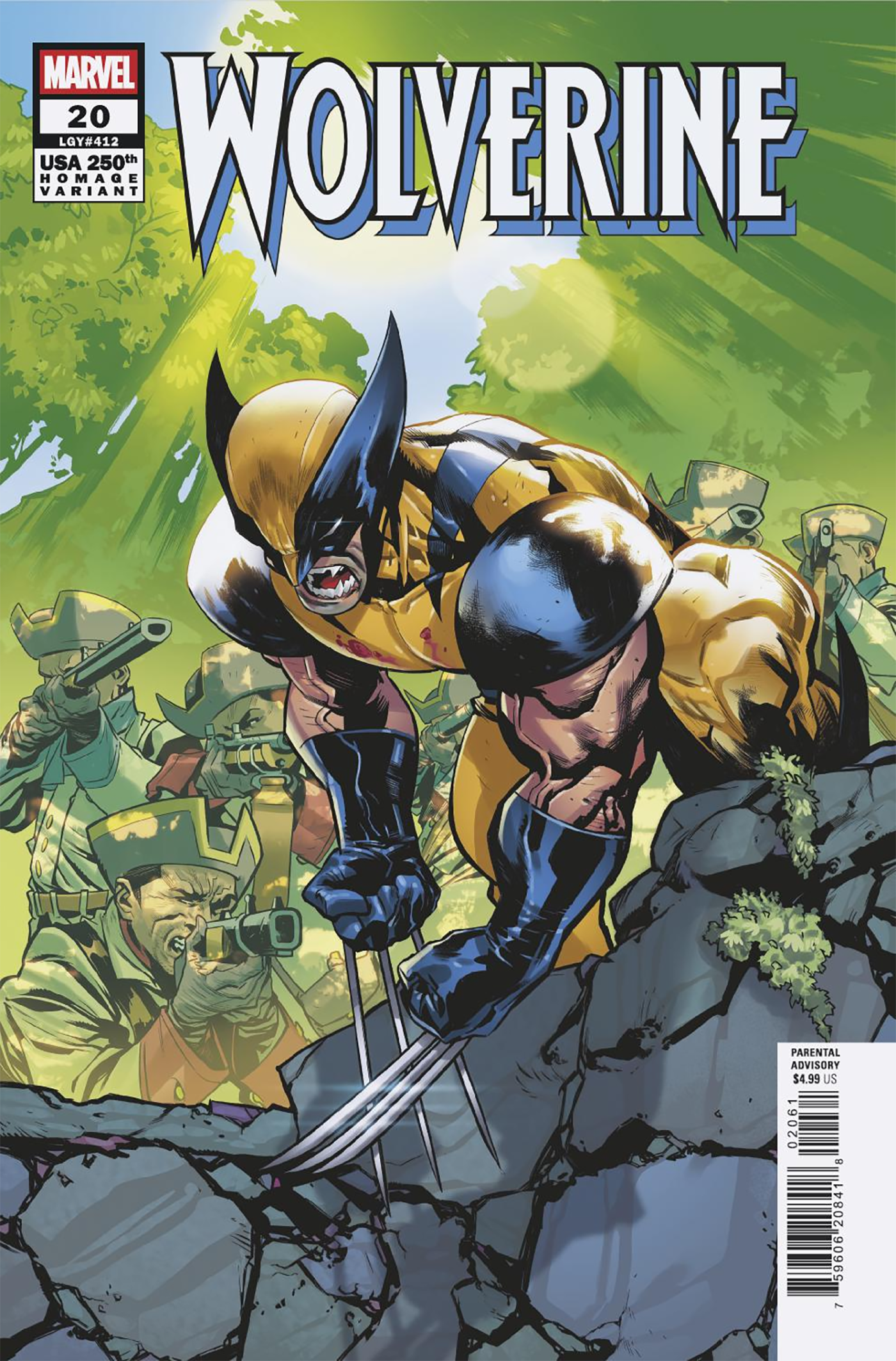 WOLVERINE #20 FRANCESCO MANNA 250TH HOMAGE VARIANT (5/13/2026) (Copy)