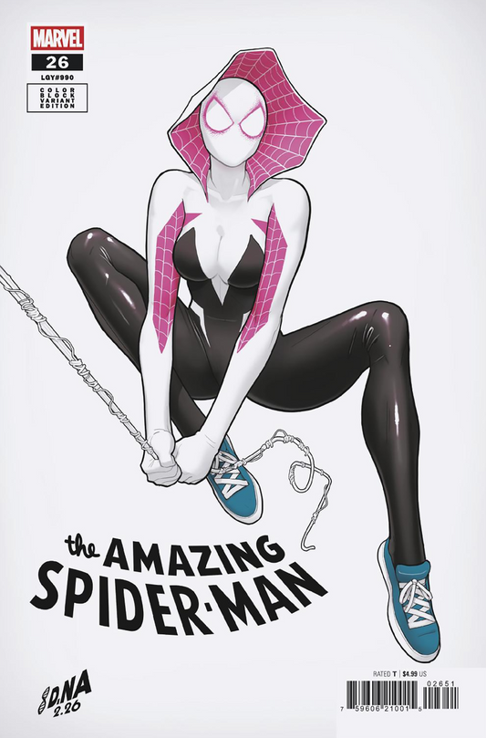 AMAZING SPIDER-MAN #26 DAVID NAKAYAMA COLOR BLOCK WHITE (4/8/2026)
