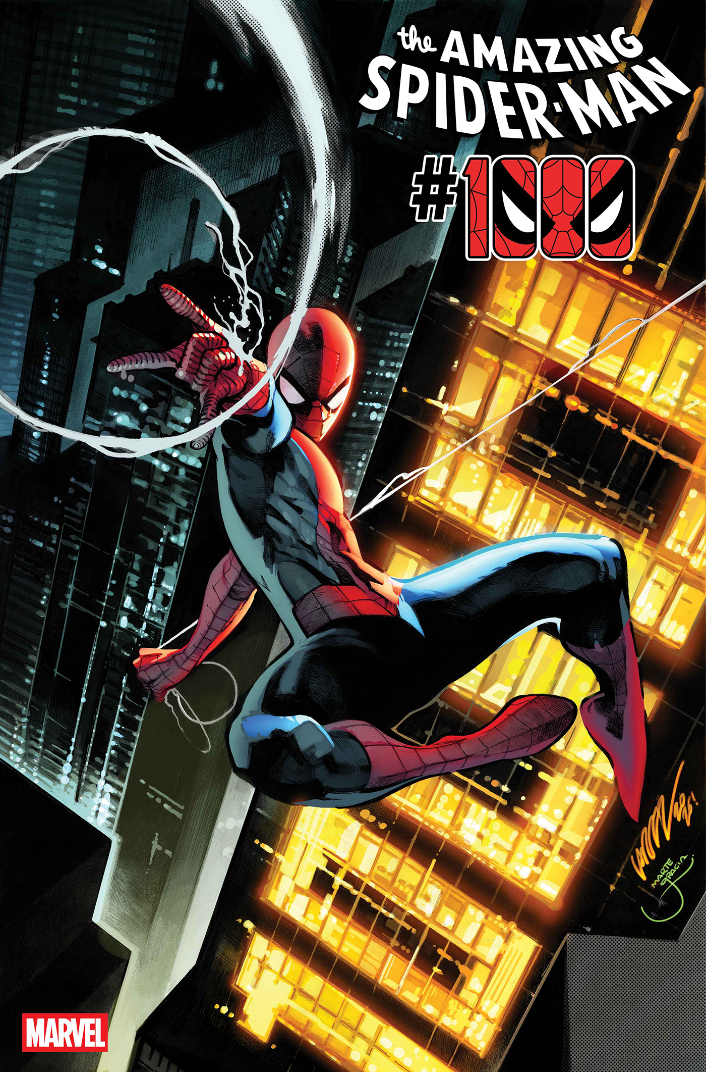 AMAZING SPIDER-MAN #1000 PEPE LARRAZ MAIN COVER (9/16/2026)