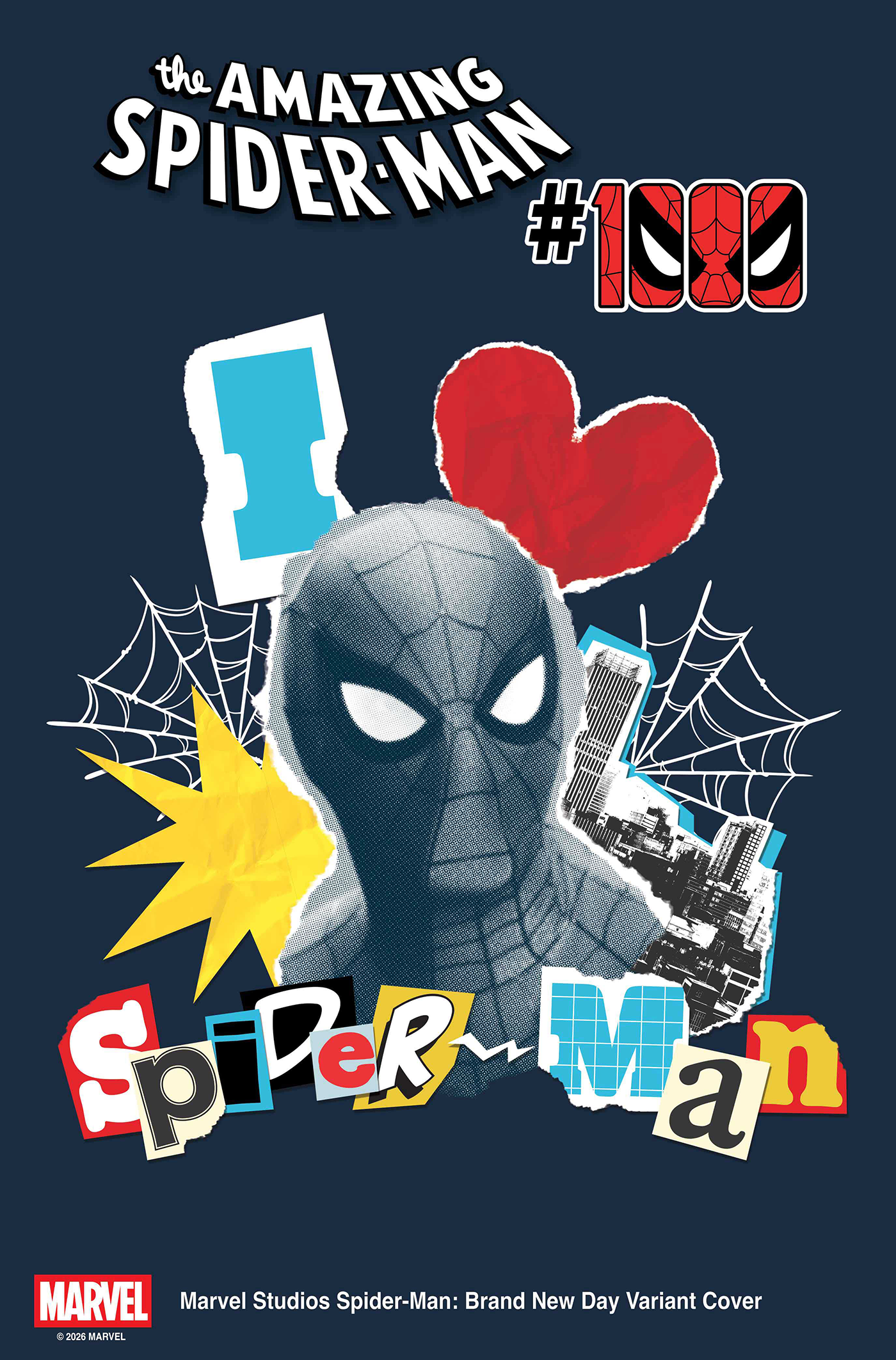 AMAZING SPIDER-MAN #1000 MARVEL STUDIOS SPIDER-MAN: BRAND NEW DAY VARIANT (9/16/2026)