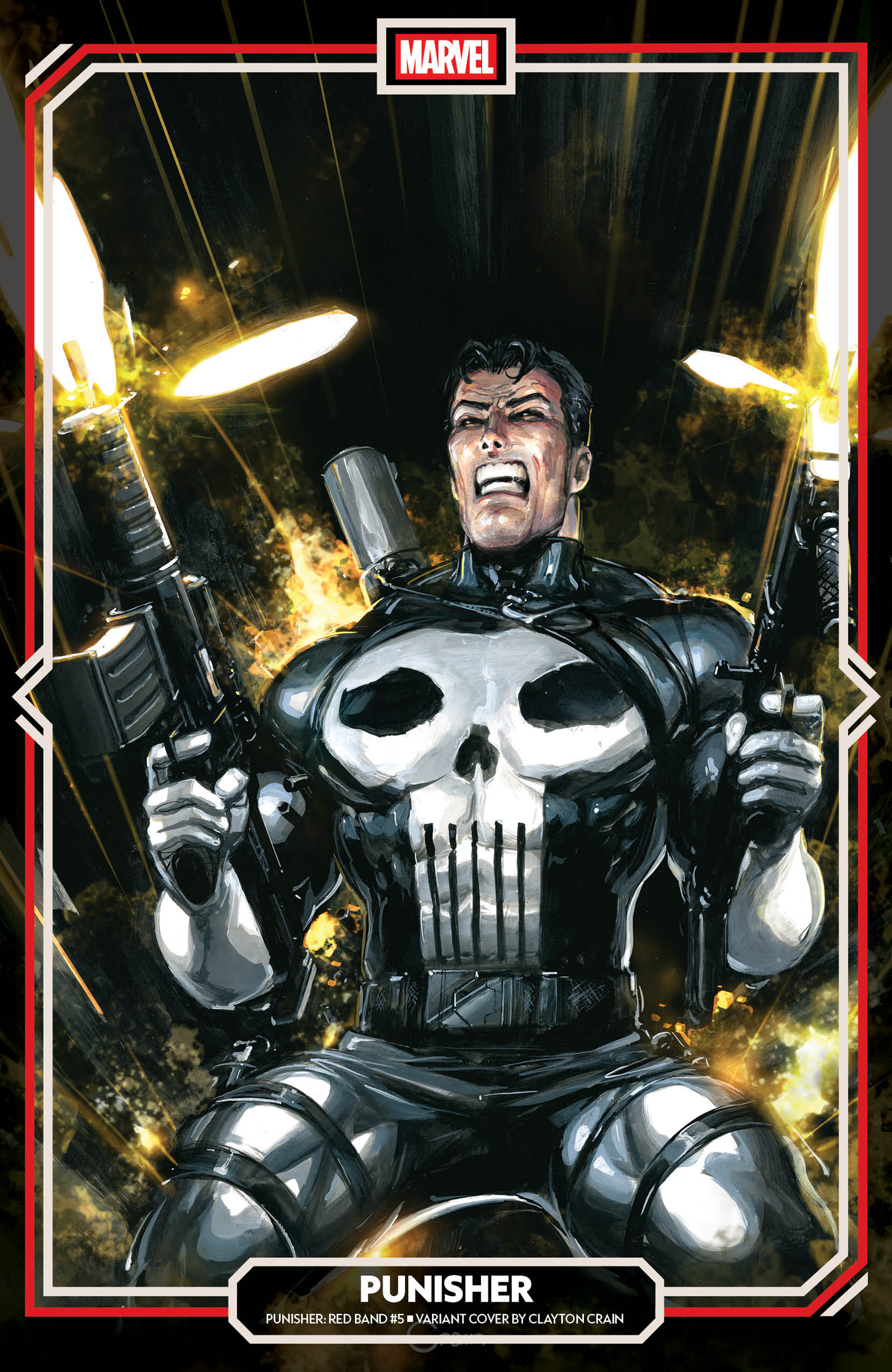 PUNISHER: RED BAND #5 CLAYTON CRAIN VARIANT [POLYBAGGED] (1/28/2026)