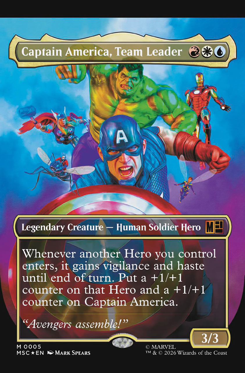 CAPTAIN AMERICA #12 CLASSIFIED ARTIST MAGIC: THE GATHERING VARIANT [ARM] (6/24/2026)