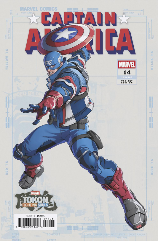 CAPTAIN AMERICA #14 MARVEL TOKON: FIGHTING SOULS VARIANT (8/5/2026)