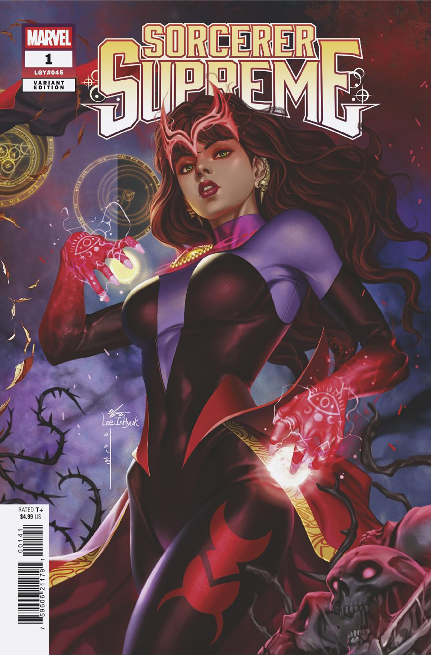 SORCERER SUPREME #1 INHYUK LEE 3 PART CONNECTING MAGIC VARIANT C (12/31/2025)
