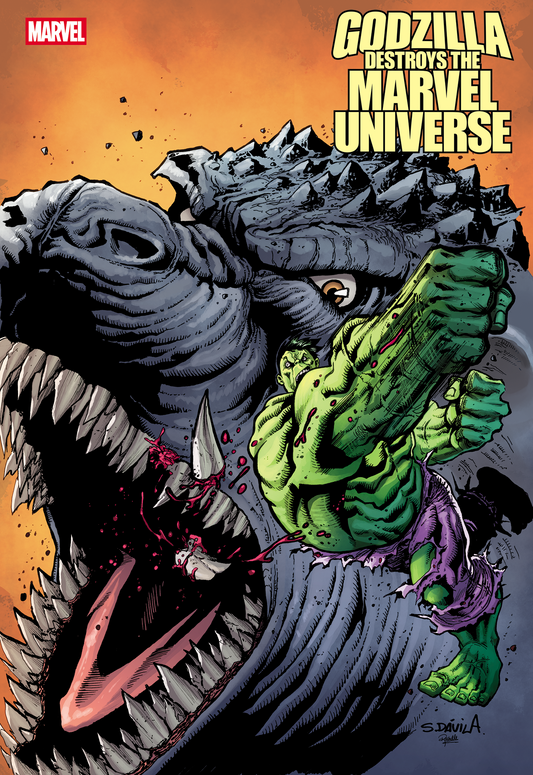 GODZILLA DESTROYS THE MARVEL UNIVERSE #4 SERGIO DAVILA FAN FAVORITE VARIANT (10/15/2025)