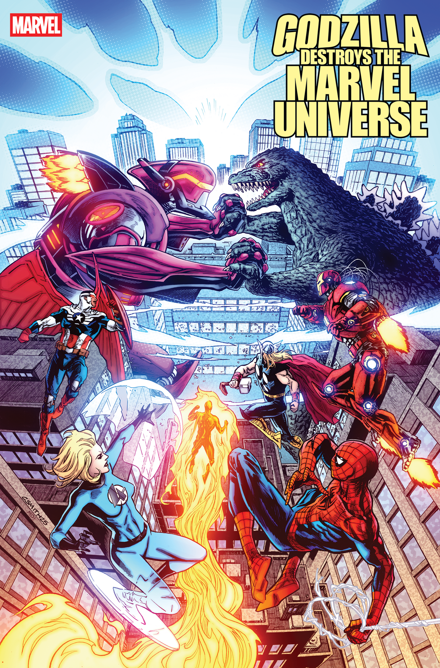 GODZILLA DESTROYS THE MARVEL UNIVERSE #5 CORY SMITH VARIANT (11/19/2025)