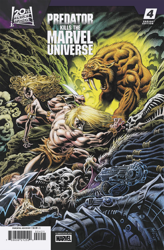 PREDATOR KILLS THE MARVEL UNIVERSE #4 KYLE HOTZ HUNTING THE HUNTERS VARIANT (11/19/2025)