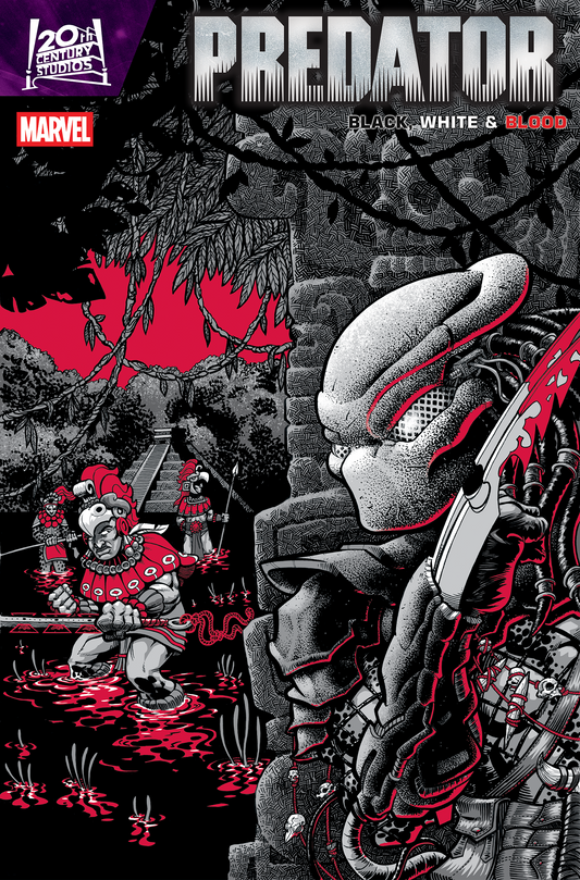 PREDATOR: BLACK, WHITE & BLOOD #2 GONZO VARIANT (8/27/2025)