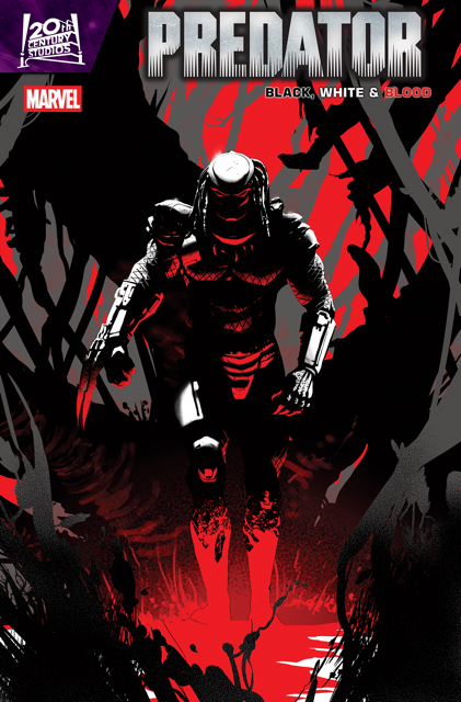 PREDATOR: BLACK, WHITE & BLOOD #3 PETE WOODS VARIANT (9/24/2025)