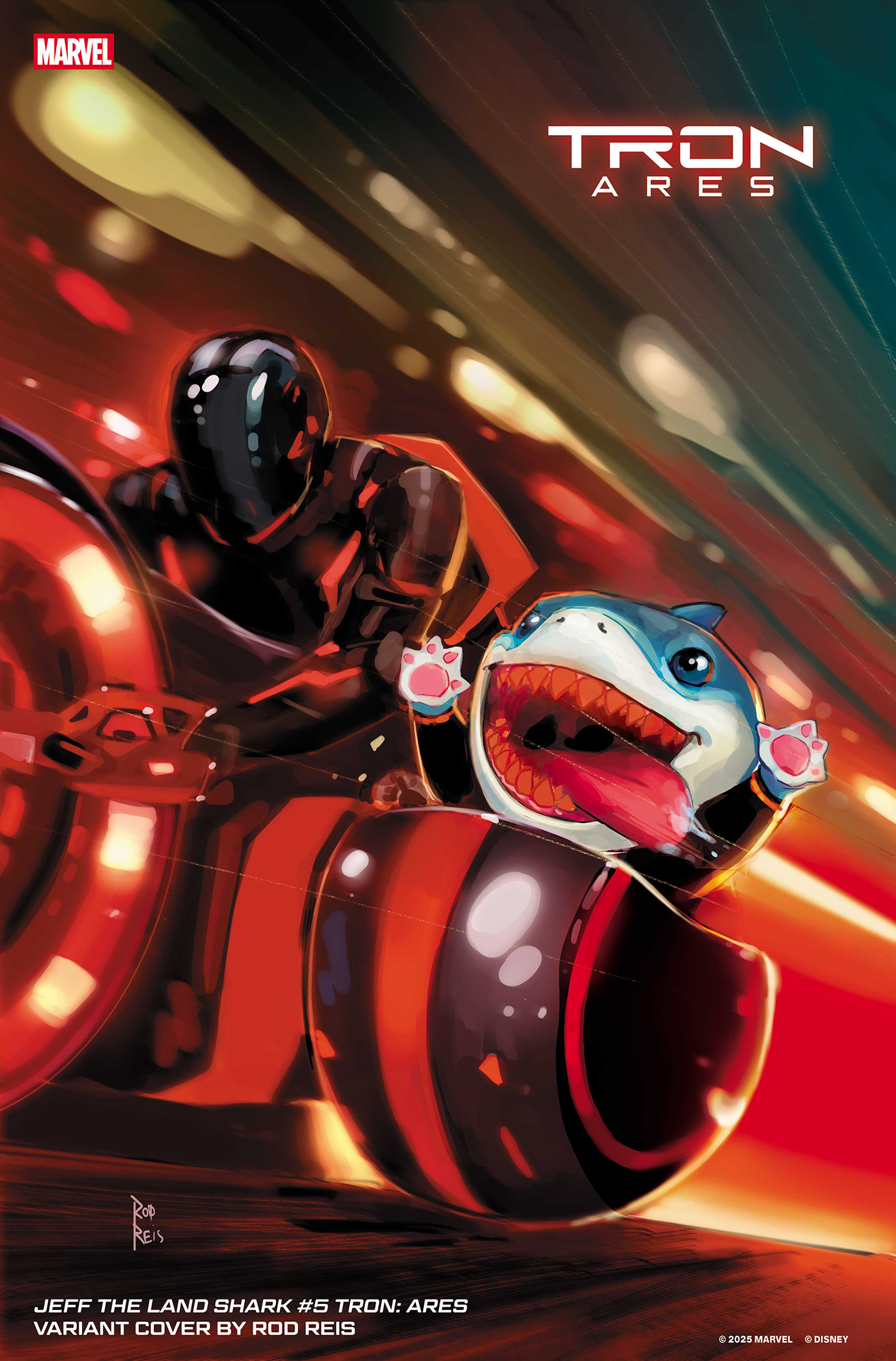 JEFF THE LAND SHARK #5 ROD REIS TRON: ARES VARIANT (10/22/2025)