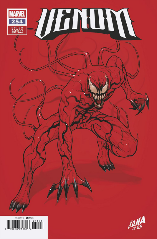 VENOM #254 DAVID NAKAYAMA COLOR BLOCK RED VARIANT (2/11/2026)