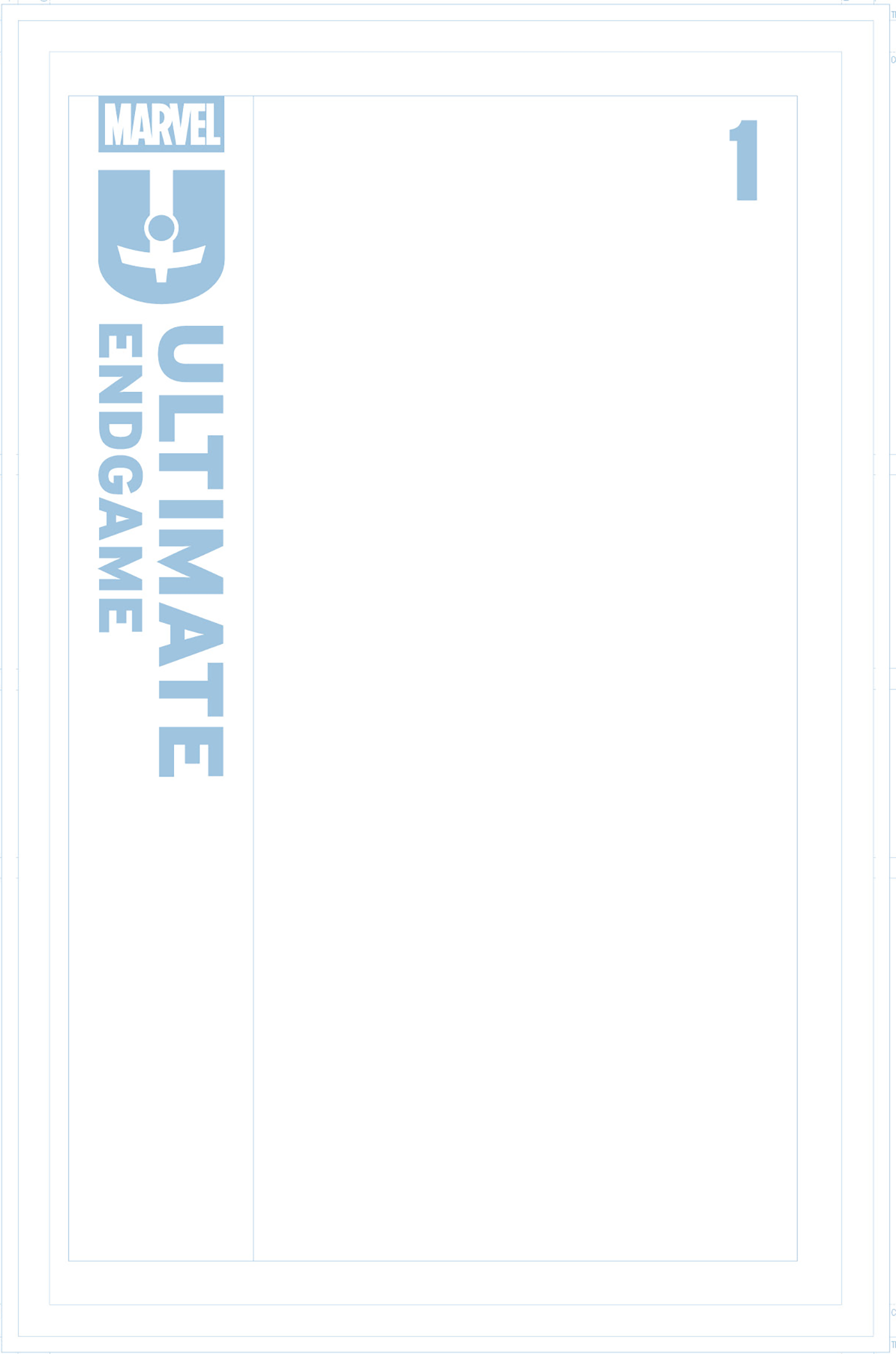 ULTIMATE ENDGAME #1 BLUE LINE BLANK VARIANT (12/31/2025)