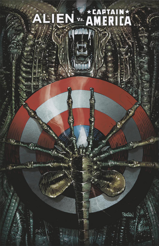 ALIEN VS. CAPTAIN AMERICA #1 DAN PANOSIAN FOIL VARIANT (11/5/2025)