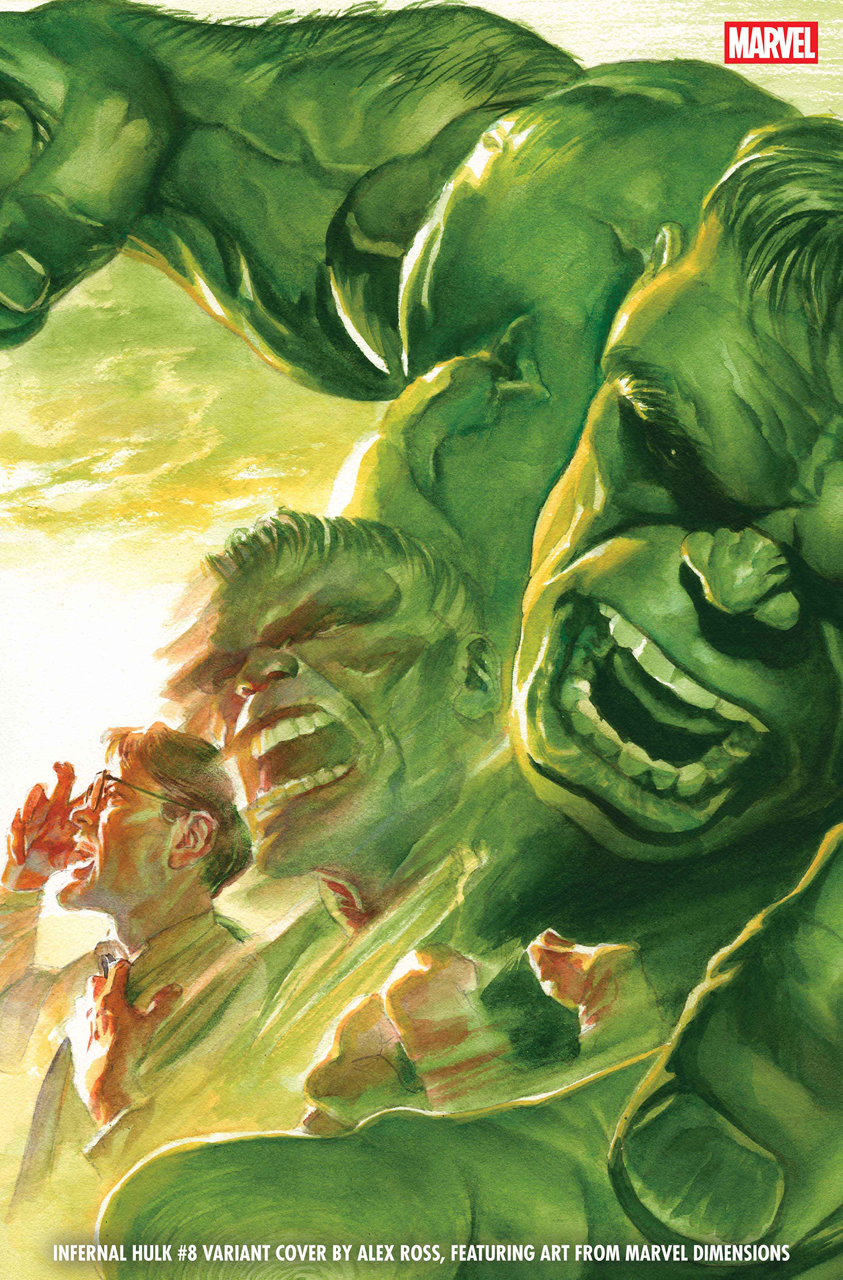 INFERNAL HULK #8 ALEX ROSS MARVEL DIMENSIONS VARIANT (6/24/2026)