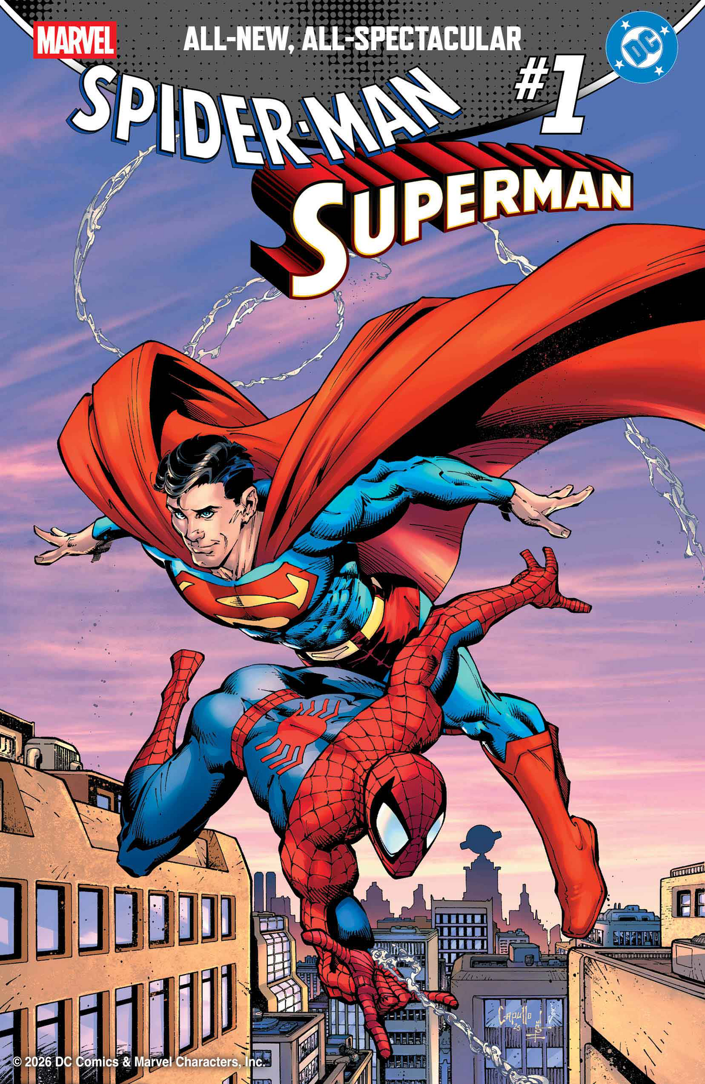 MARVEL/DC: SPIDER-MAN/SUPERMAN #1 GREG CAPULLO VARIANT (4/22/2026)