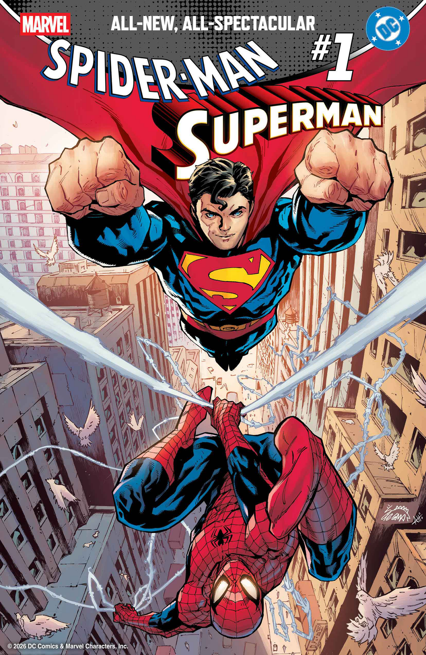 MARVEL/DC: SPIDER-MAN/SUPERMAN #1 RYAN STEGMAN VARIANT (4/22/2026)