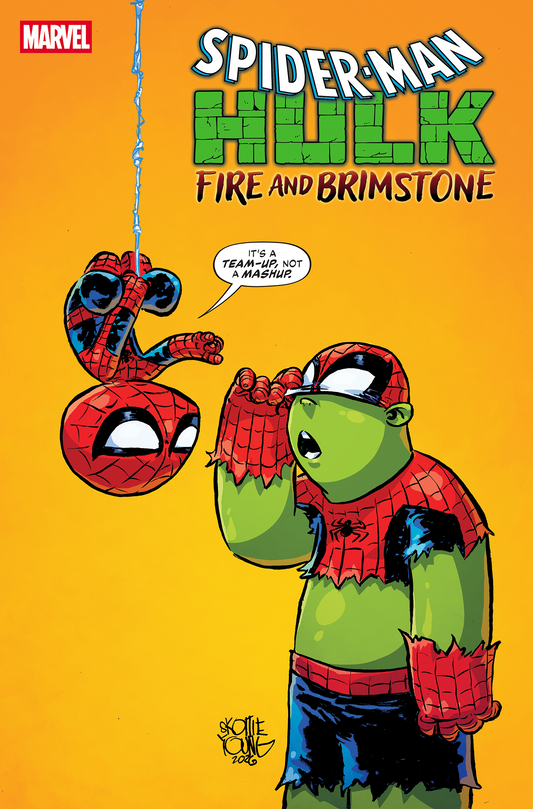 SPIDER-MAN/HULK: FIRE AND BRIMSTONE #1 SKOTTIE YOUNG VARIANT (8/19/2026)