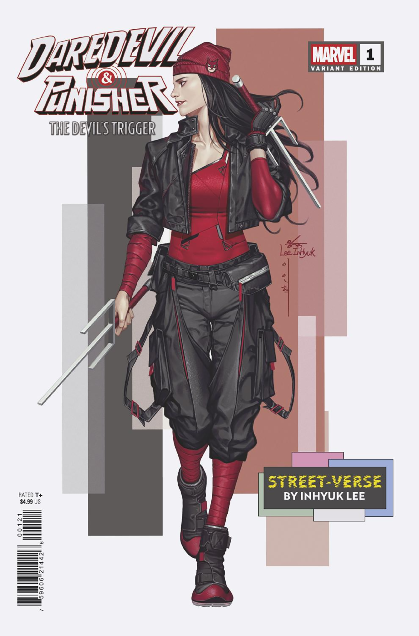 DAREDEVIL/PUNISHER: THE DEVIL'S TRIGGER #1 INHYUK LEE STREET-VERSE VARIANT (11/26/2025)