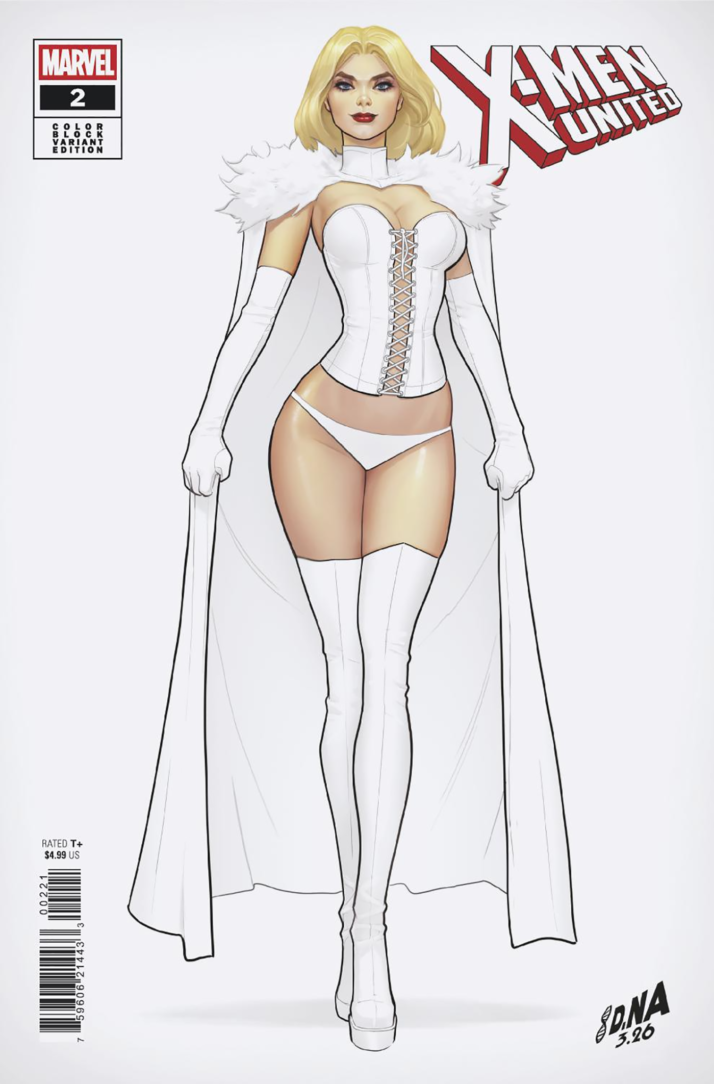 X-MEN UNITED #2 DAVID NAKAYAMA COLOR BLOCK WHITE VARIANT (4/15/2026)